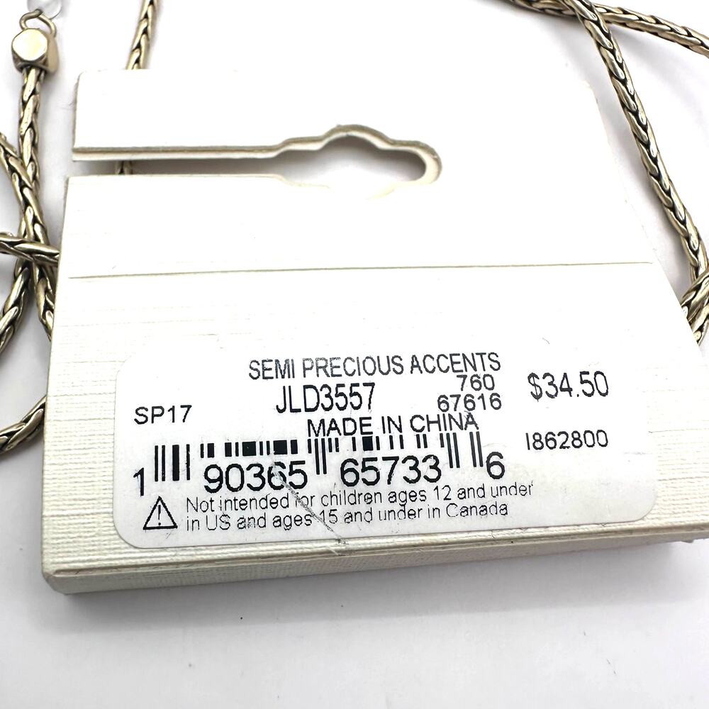 Lucky Brand Feather Necklace NWT Boho Casual Jewelry Bohemian Festival wear - Picture 7 of 8